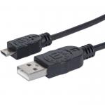 Cable USB a Micro USB-B Manhattan Alta Velocidad 1.8Metros 307178