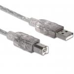 Cable USB 2.0 Impresora Manhattan A-B 5 Metros 345408