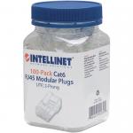 Plug Bote 100 Piezas Conector RJ45 Intellinet Cable UTP Cat6 502344
