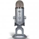 Microfono Profesional Blue Yeti Multipatron Silver USB Grabacion Streaming 988-000103