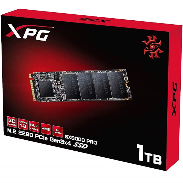 M.2 2280 SSD 1TB ADATA XPG SX6000 Pro ASX6000PNP-1TT-C
