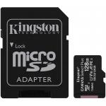 Memoria MicroSD 128GB Kingston SDXC Clase 10 Canvas Select Plus Con Adaptador SDCS2/128GB