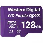 Memoria MicroSD 128GB Western Digital WD Purple SD QD101 SDXC Clase 10 WDD128G1P0C