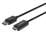 Cable DisplayPort a HDMI MANHATTAN 152662 Negro HDMI Macho/Macho (152662)