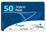 Timbres Fiscales ASPEL FACTE/50 Electrónicos SAE 50 timbres  FACTE/50