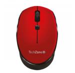 Mouse Inalámbrico  TECHZONE TZ19MOU01-INAR Rojo Inalámbrico 1000 DPI (TZ19MOU01-INAR)