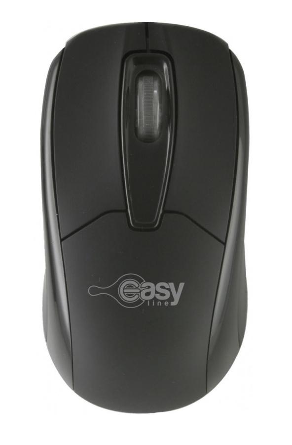 Pc Line Mouse Mouse Easy Line EL-993377 Negro USB 1000 DPI (EL-993377) | XtremeTecPc.com