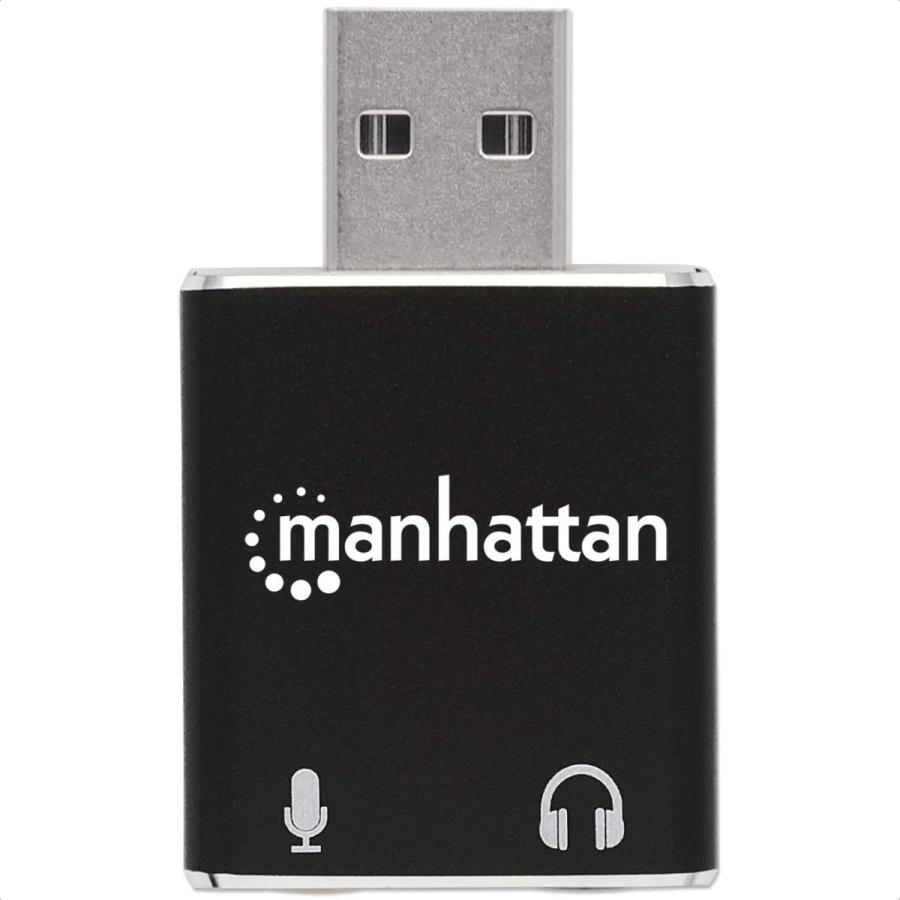 Manhattan 152341 Carte Son USB 7.1 Canaux Audio Externe