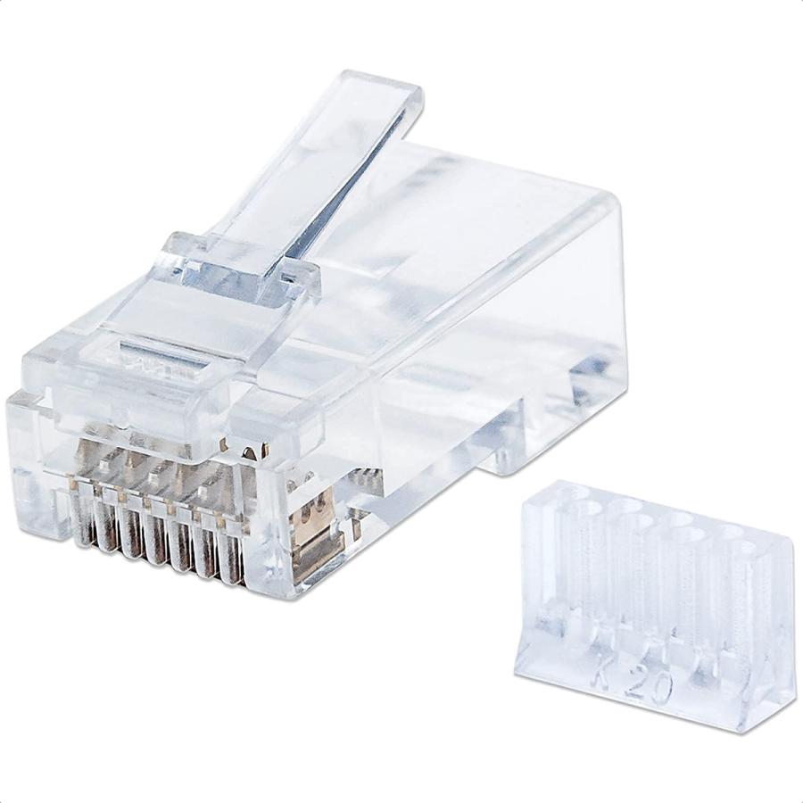 Plug Modular Bote 90 Piezas Conector RJ45 Intellinet Cable UTP Cat6 ...