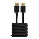 Cable de Video Vorago DTD400 Displayport Macho a Displayport Macho 2 Metros 4K Negro 1.4 DTD400