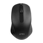 MOUSE ACTECK NTRY 200, Ambidiestro, Óptico, RF inalámbrico, 1200 DPI, Negro (AC-928885)