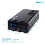 Power bank FORZA FPP-T100 Negro 110V  (FPP-T100)