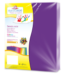 PAPEL CORTADO EUROCOLORS CARTA MORADO C/100