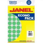 Etiquetas Adhesivas Janel Econopack Fluorescente 00x13mm Color Verde Sobre C/1120