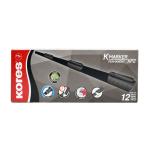 MARCADOR PERMANENTE KORES P/BISELADA NEGRO C/12