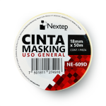 Cinta Masking Nextep NE-609D 18mm x 50mts 1 Pieza NE-609D