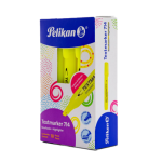 Marcador Resaltador Pelikan Textmarker 714 Color Amarillo C/10 Pzas