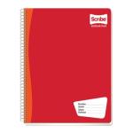 Cuaderno Profesional Scribe Escolar C5 Cuadro Chico Espiral Doble 200 Hojas