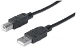 CABLE MANHATTAN USB V2.0 A-B 4.5M NEGRO 337779