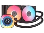 Enfriamiento líquido Corsair iCUE LINK TITAN 240 RX LCD 240mm Negro CW-9061022-WW