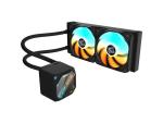 Sistema de Enfriamiento Líquido Gigabyte GME 240 2x120mm ARGB Negro GP-GIGABYTE-GME-240