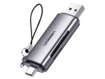 Lector de tarjetas UGREEN USB 2.0 USB-C microSD SD 50706
