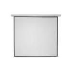 PANTALLA DE PROYECCION MULTIMEDIA SCREEN MSE-213, ELECTRICA, 120 PULGADAS DIAGONAL , FORMATO 1:1 , COLOR BLANCO MATE, PARA COLGAR EN TECHO O PARED