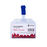 Porta Gafete Horizontal Nextep 6x9cm con Caiman C/12