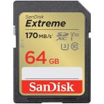 Memoria SD 64GB SanDisk Extreme SDXC UHS-I Clase 10 SDSDXV2-064G-GNCIN