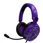 Audífonos Gamer 4GAMERS C6-100 Alámbricos 3.5mm Morado C6-100CAMO-PUR4G