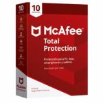 ANTIVIRUS MCAFFE 10 DISPOSITIVOS, 1 AÑO WINDOWS, MAC, ANDROID, IOS. (MTP00LNRXRDA)