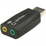 Convertidor Adaptador de Audio Manhattan 3-D a USB Alta Velocidad 5.1 150859