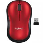 Mouse Logitech Inalambrico Optico USB Rojo M185 910-003635