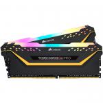 Memorias Ram DDR4 Corsair Vengeance RGB PRO TUF 3200MHz 16GB PC4-25600 Kit 2x8 Negras CMW16GX4M2C3200C16-TUF