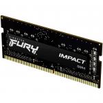 Memoria Ram DDR4 Sodimm Kingston Fury Impact 3200MHz 16GB PC4-25600 KF432S20IB/16 OUTLET