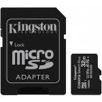 Memoria MicroSD 32GB Kingston SDHC Clase 10 Canvas Select Plus Con Adaptador SDCS2/32GB