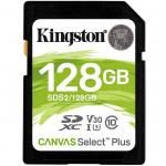 Memoria SD 128GB Kingston SDXC Clase 10 Canvas Select Plus SDS2/128GB