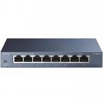Switch 8 Puertos Tp-Link TL-SG108 Gigabit 10/100/1000 Mbps