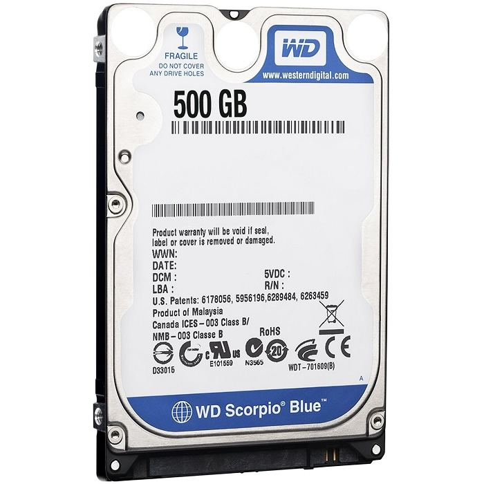 Sistemáticamente digestión Tercero Disco Duro 2.5 Western Digital Blue 500GB 5400RPM SATA 3 16MB WD WD5000LPCX  | XtremeTecPc.com