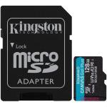 Memoria MicroSD 128GB Kingston SDXC Clase 10 Canvas Go! Plus Con Adaptador SDCG3/128GB